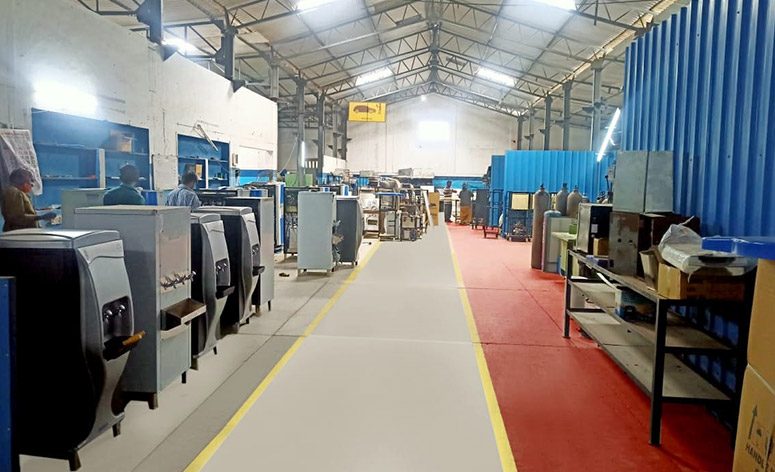 Crossfields in-house manufacturing floor, Coimbatore